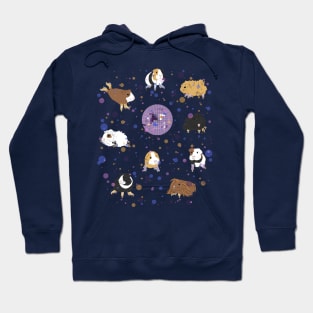 Guinea Pigs Disco Roller Skating Hoodie